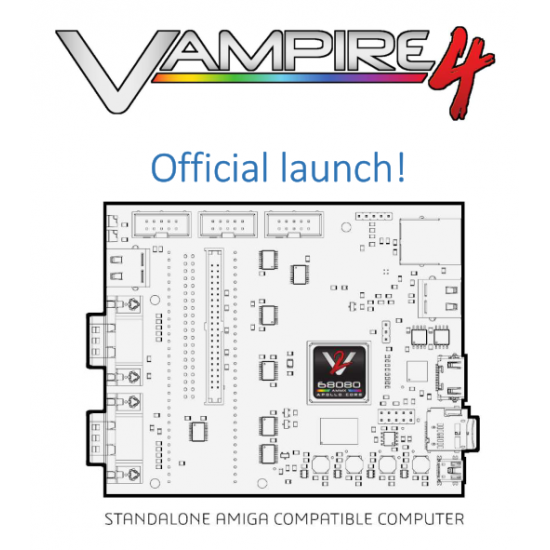 Amiga Compatibile Computer Vampire V 4+ SA Basic Editions