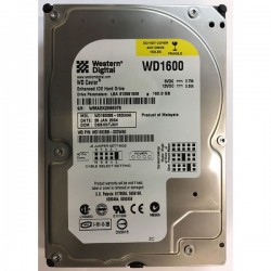 Internal Western Digital IDE Hard Disk 160GB WD1600BB