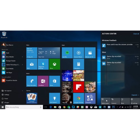 Introducir Óptima Arte Microsoft Windows 10 Professional 32/64 bit operating system - MW10PRO