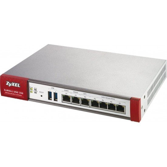 Zyxel ZyWall USG 200 Firewall with Updated Firmware