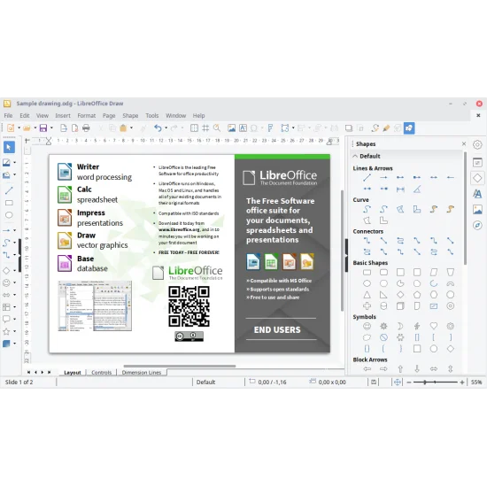 LibreOffice Suite latest version 2024 on DVD for Windows Mac and Linux ...